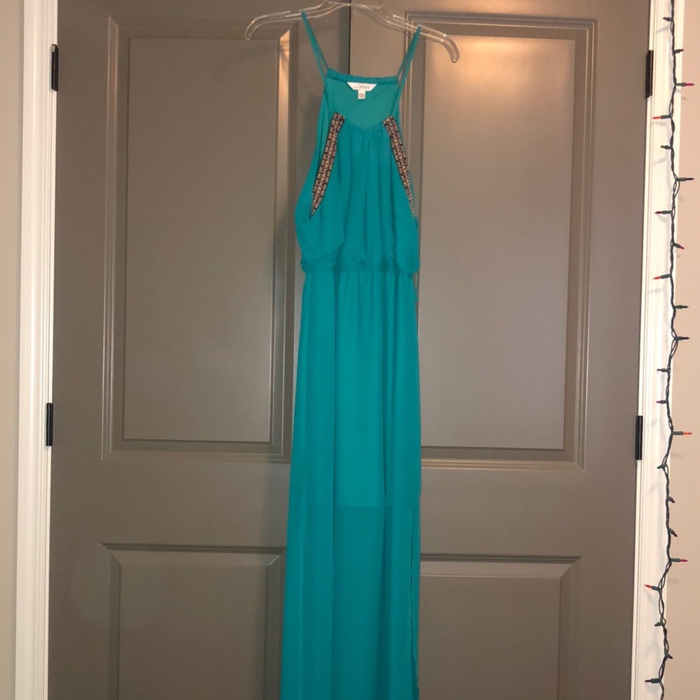 Turquoise sun dress